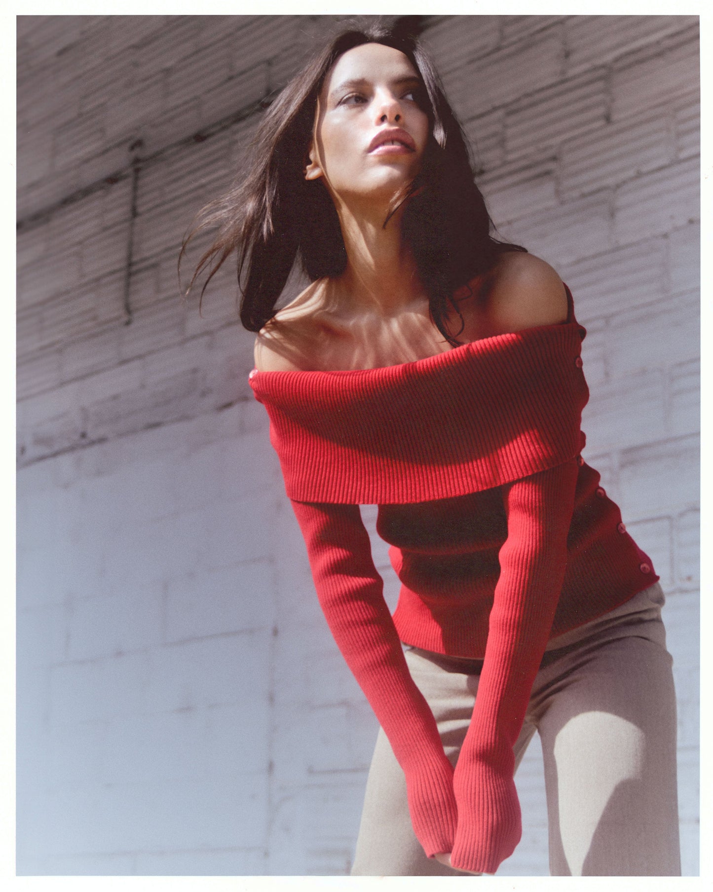 Pull Céphée devant rouge