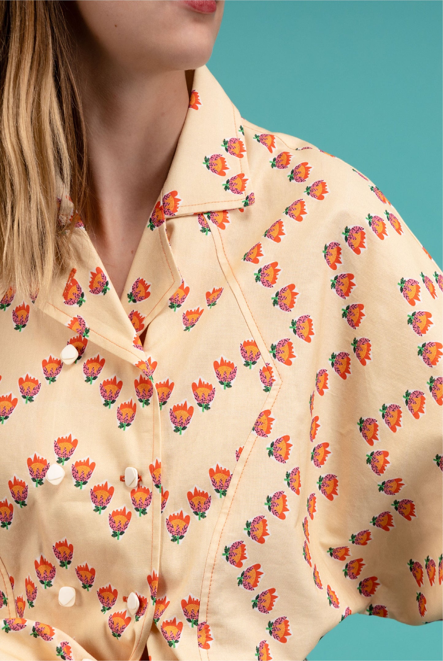Chemisier Huguette - Cactus