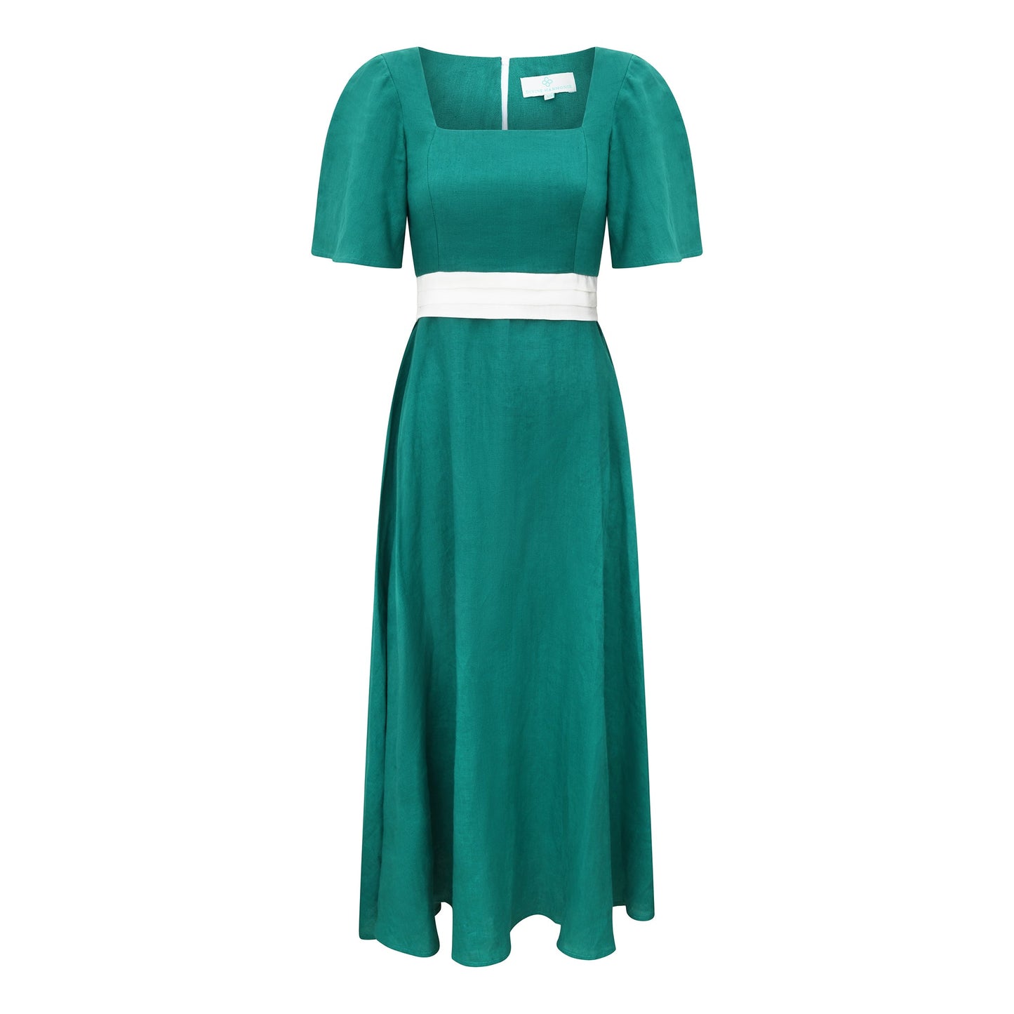 Robe Longue Terre d'Émeraude en Lin
