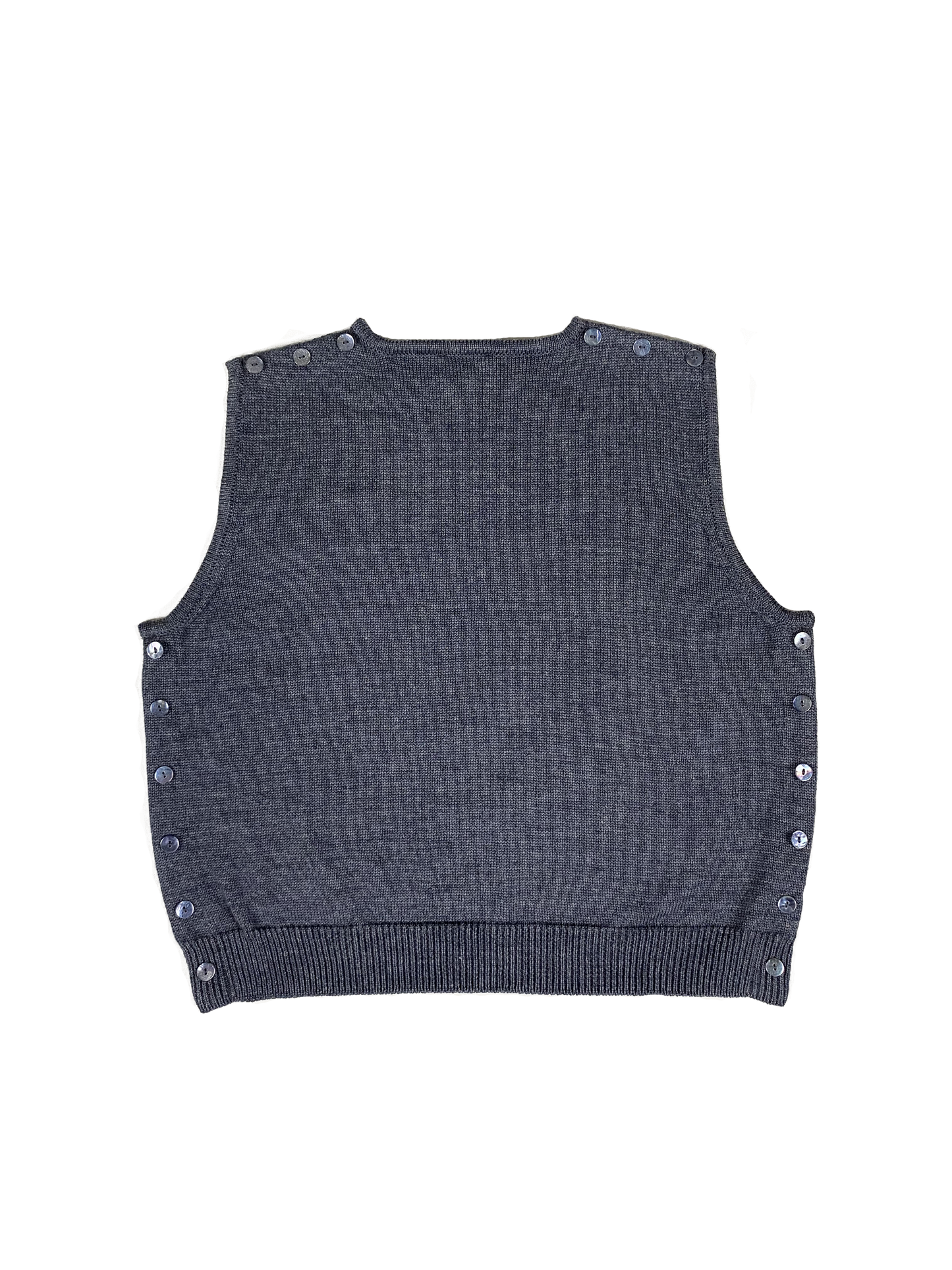 Top en cuir marron bicolore