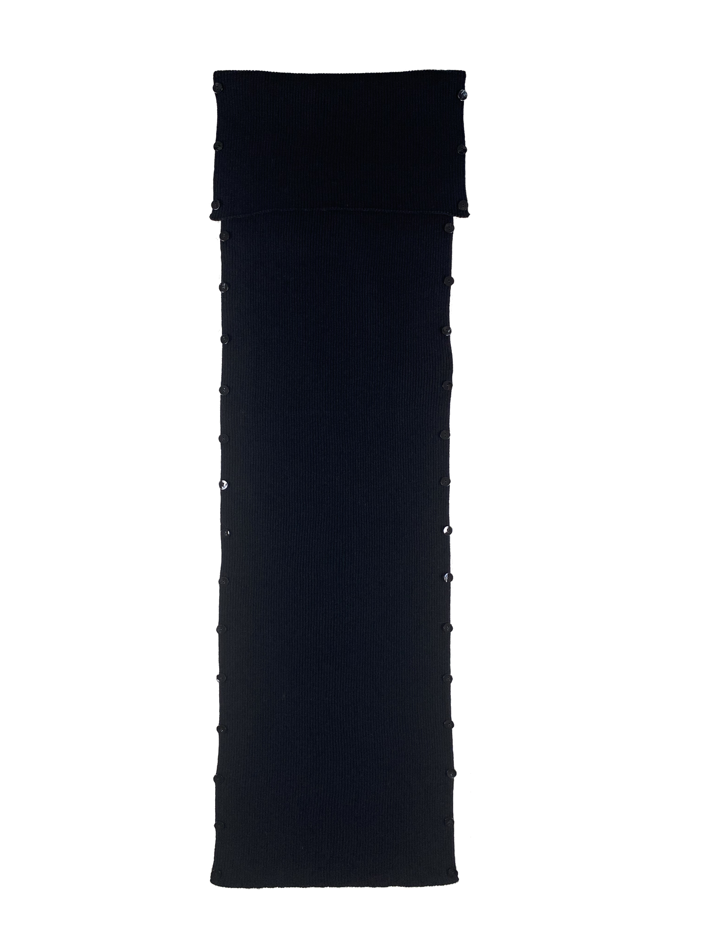 Robe Céphée devant rayé noir et écru