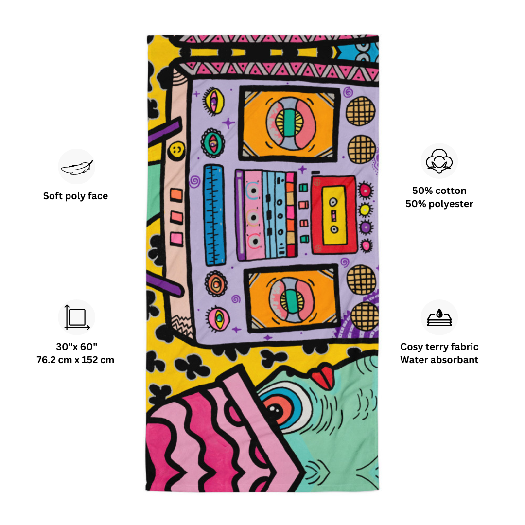 Serviette de bain 'Alien'