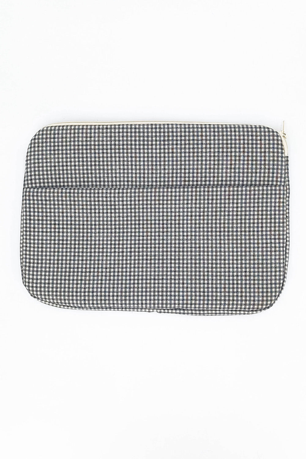 Housse d'ordinateur vichy noir & blanc