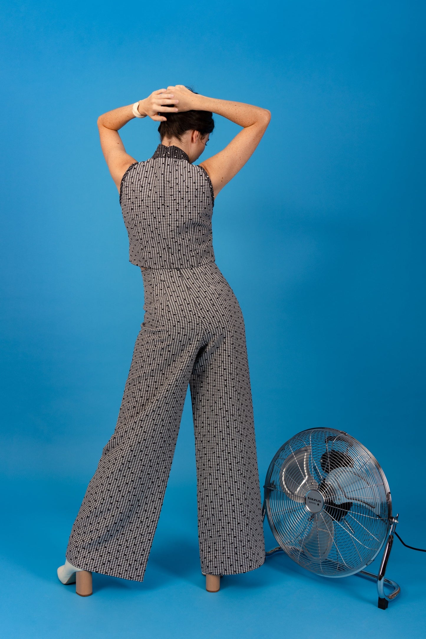 Pantalon pont Yvette - Pieds de Poule