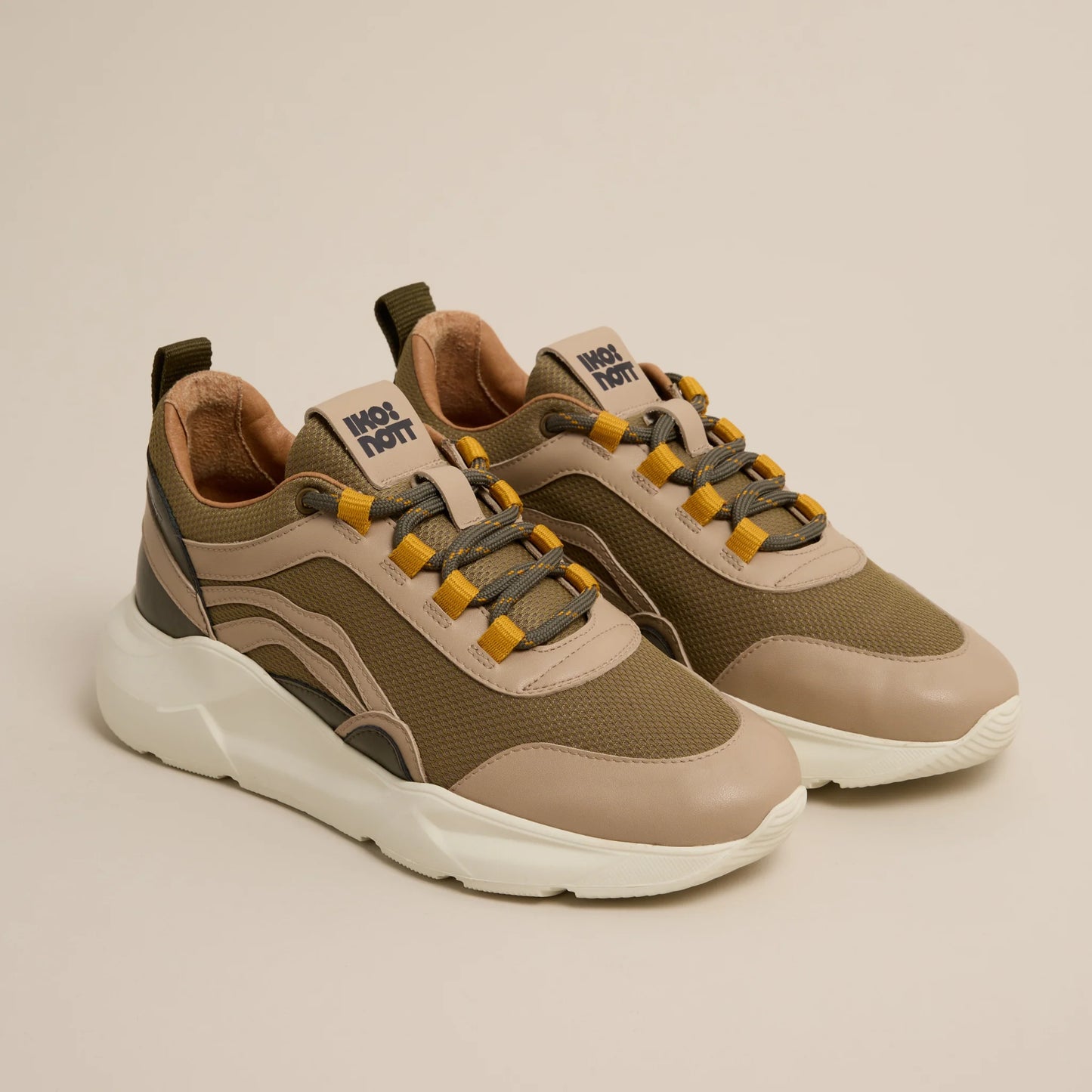 Baskets tout-terrain IKO:NOTT Phénix kaki