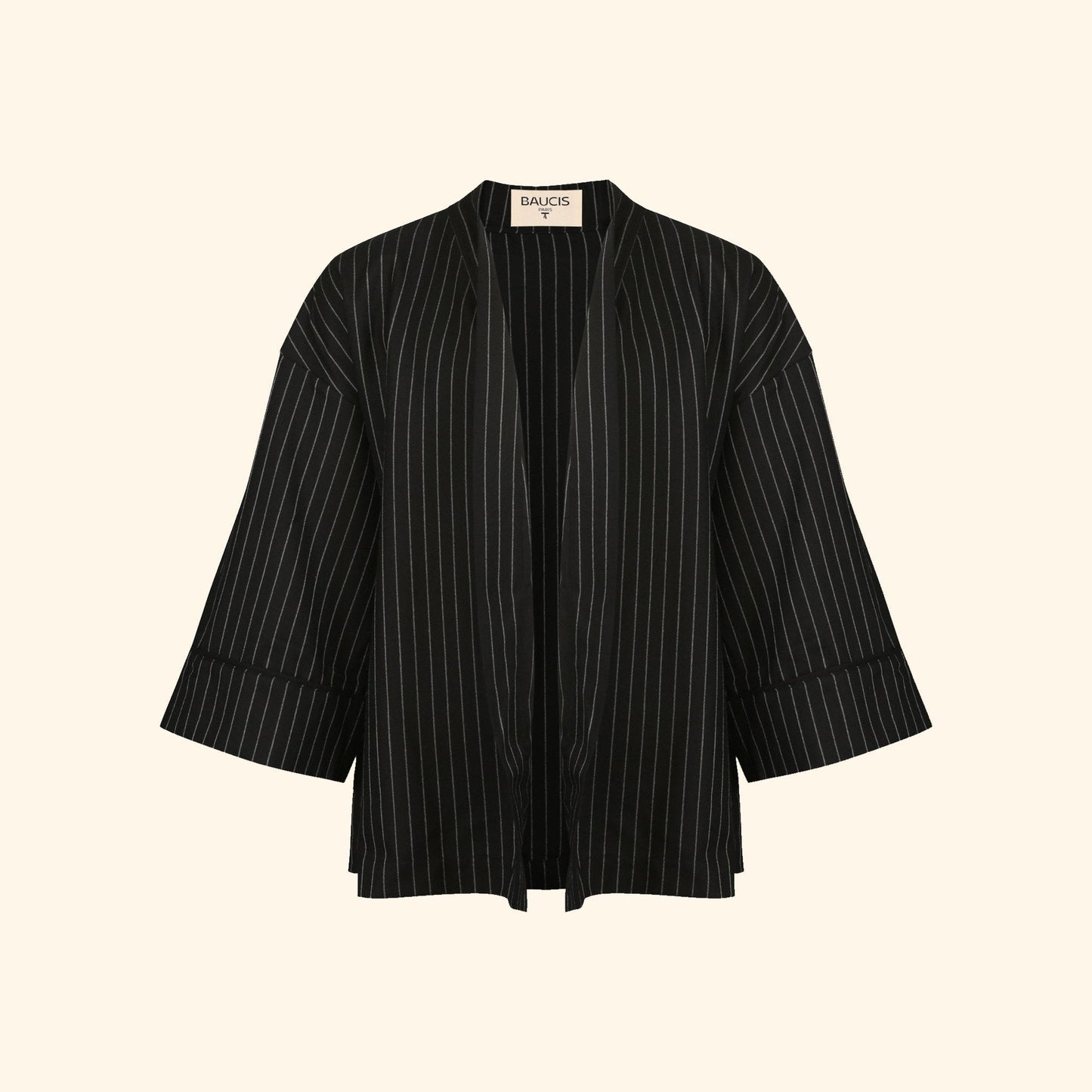 Kimono White Stripes - Baucis
