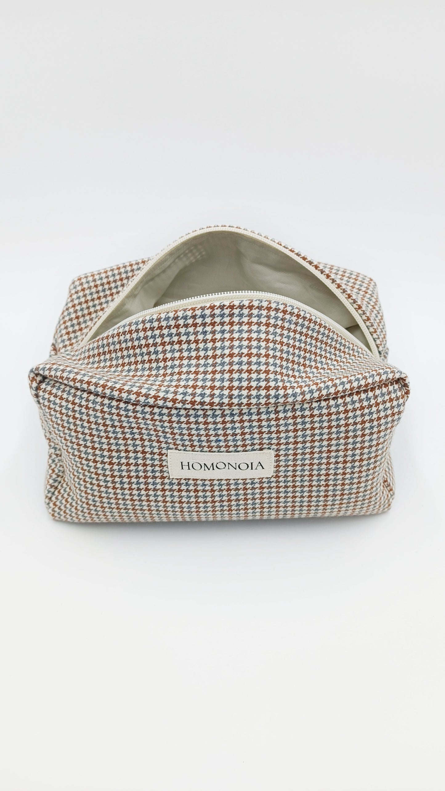 Trousse de toilette pied de poule