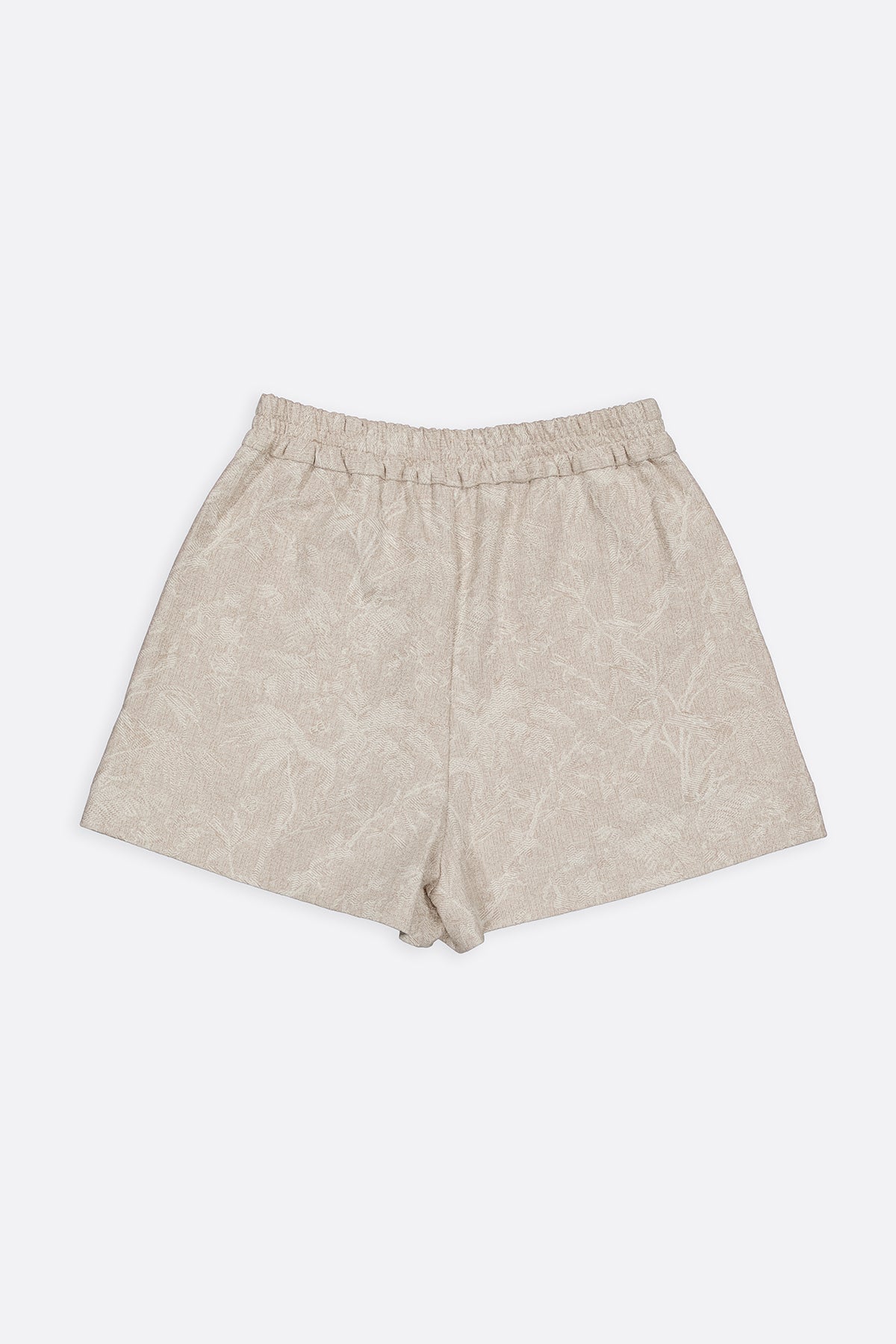 The jacquard short shorts have minimal modern aesthetics design allowing comfort and bringing self-confidence. This unique piece is made locally in Paris to reduce environmental impact and guarantee high quality and durability of the products.