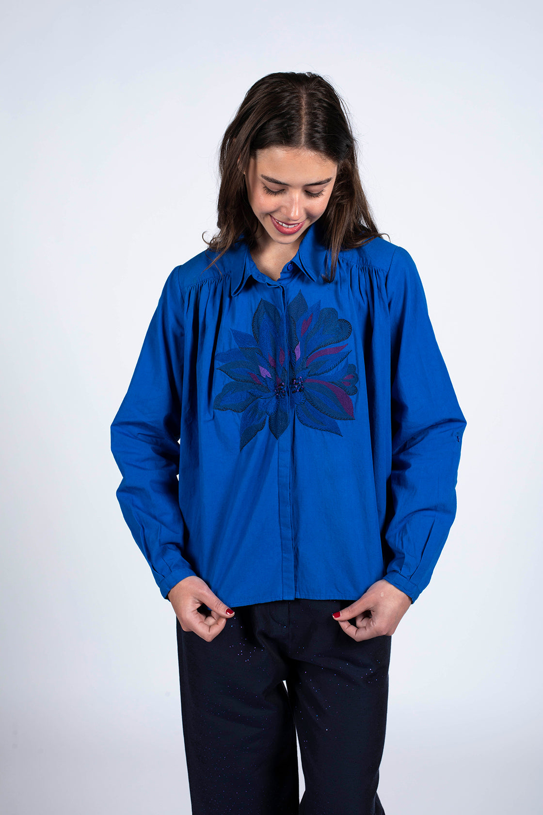 Chemise Hila indigo