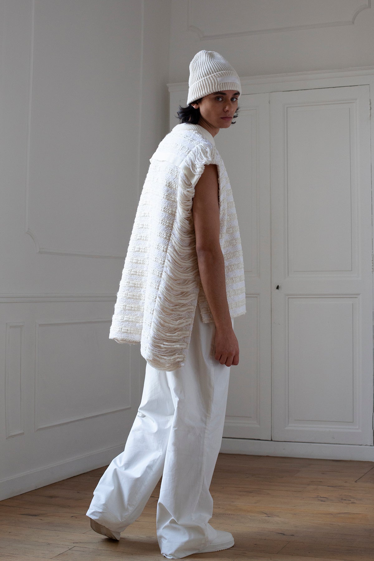 Pull sans manches artisanal