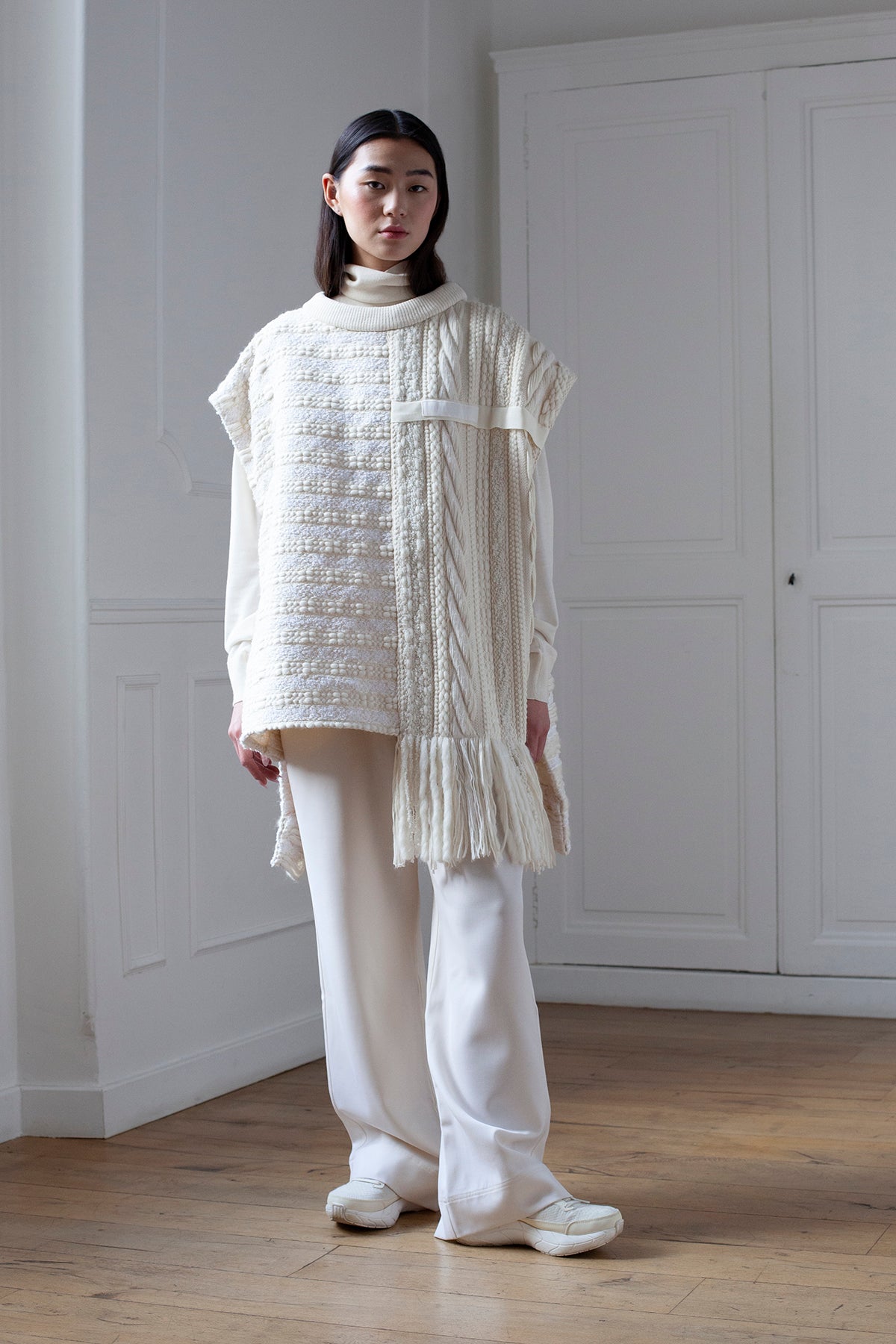Pull sans manches artisanal