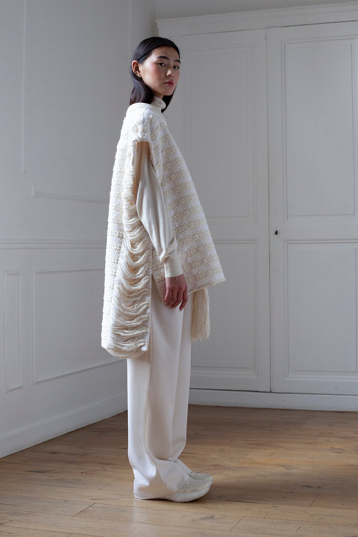 Pull sans manches artisanal