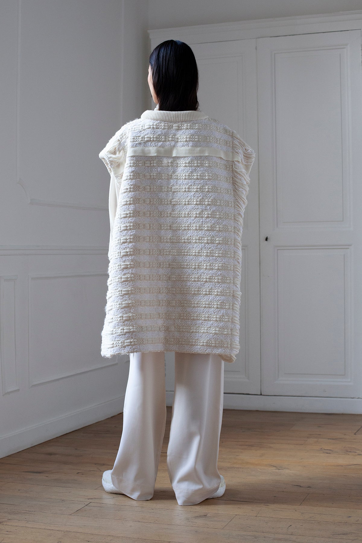 Pull sans manches artisanal