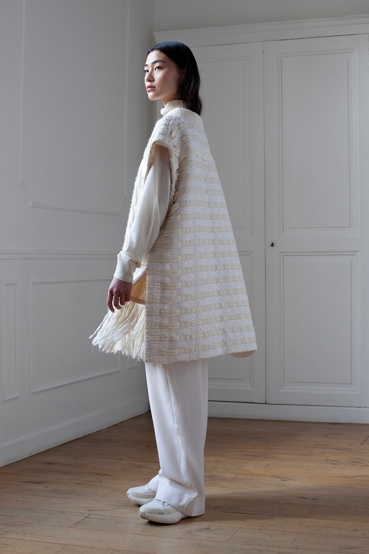 Pull sans manches artisanal