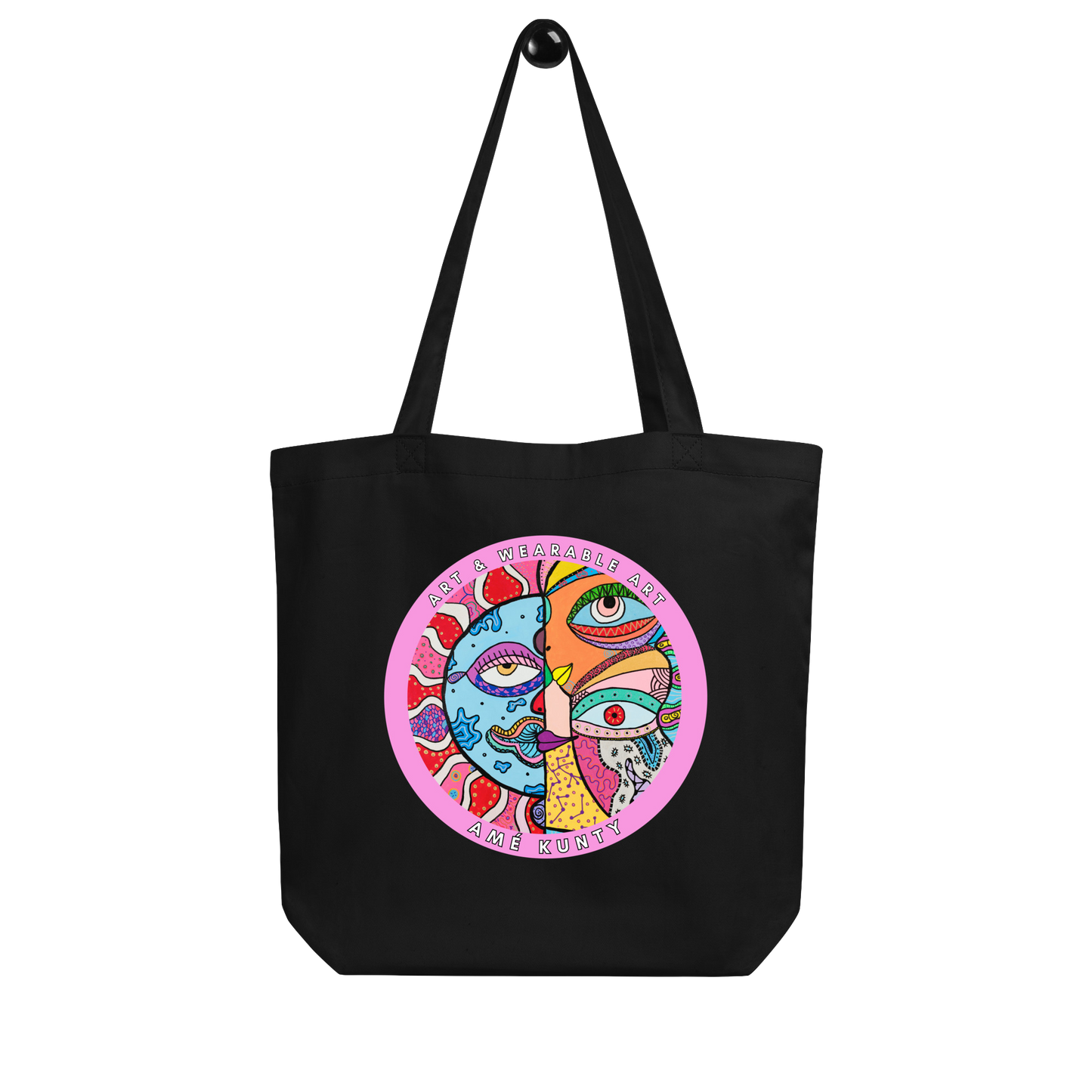 Organic Cotton Tote Bag 'Mooning'