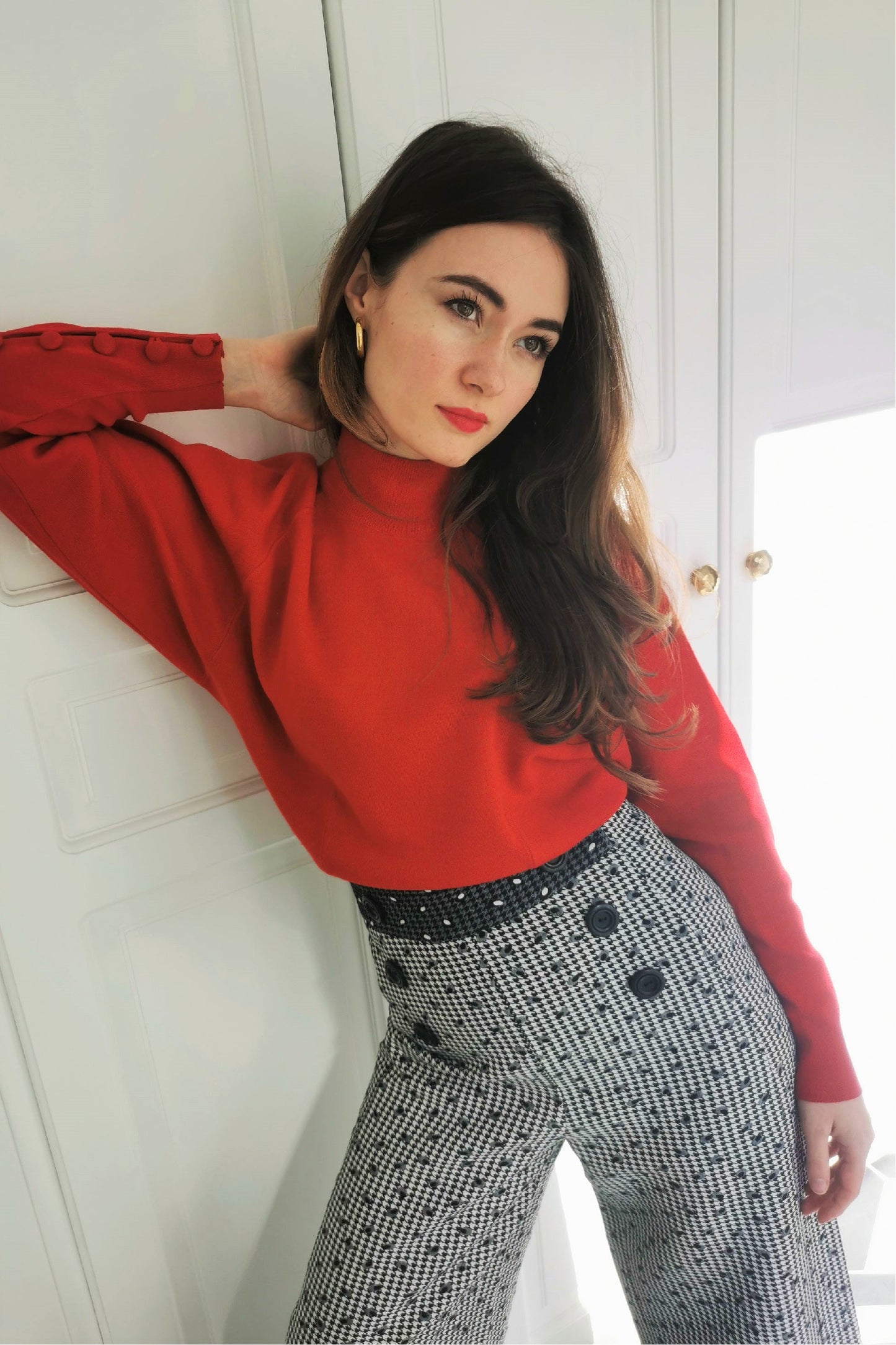 Pantalon pont Yvette - Pieds de Poule