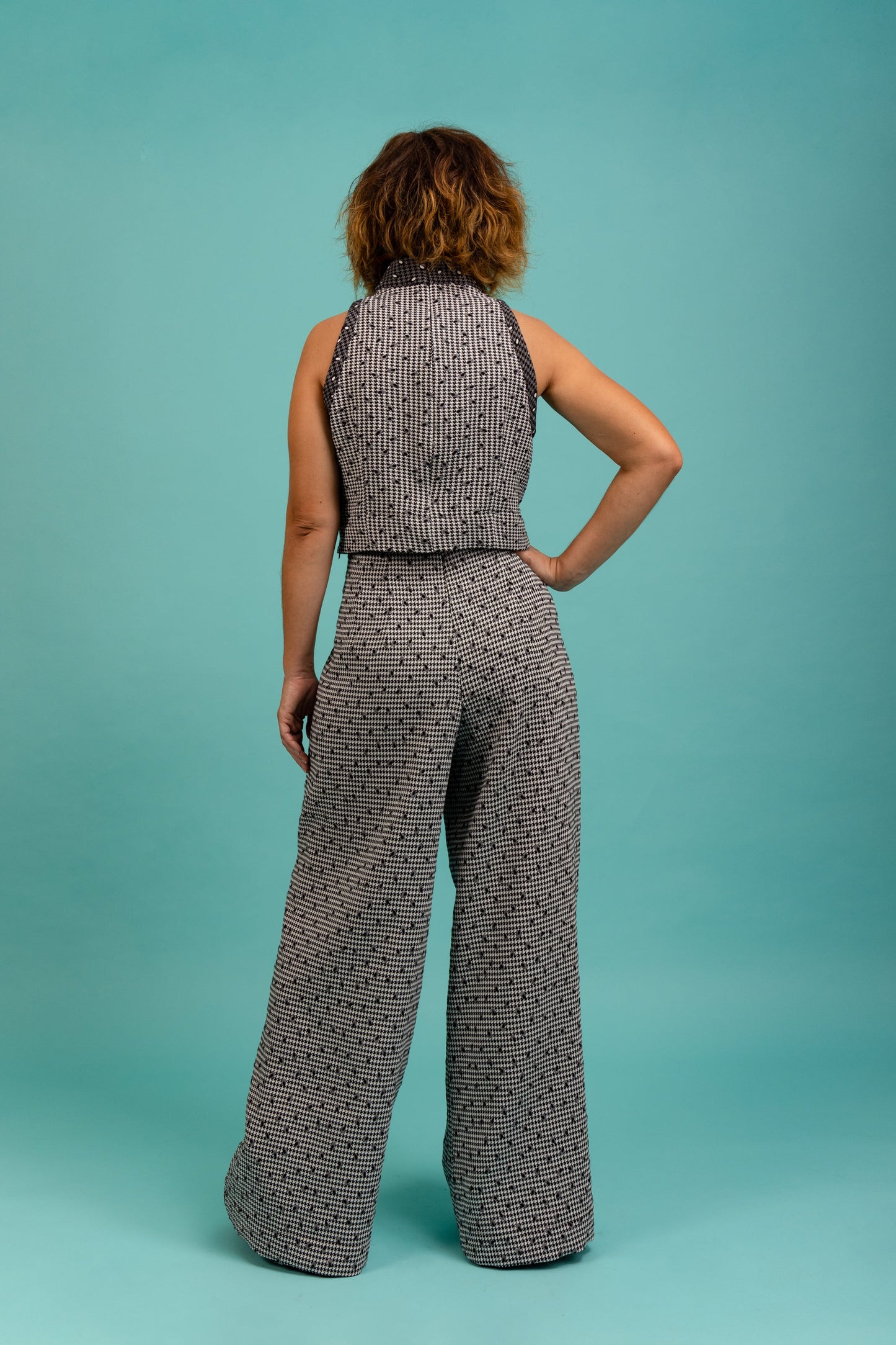 Pantalon pont Yvette - Pieds de Poule