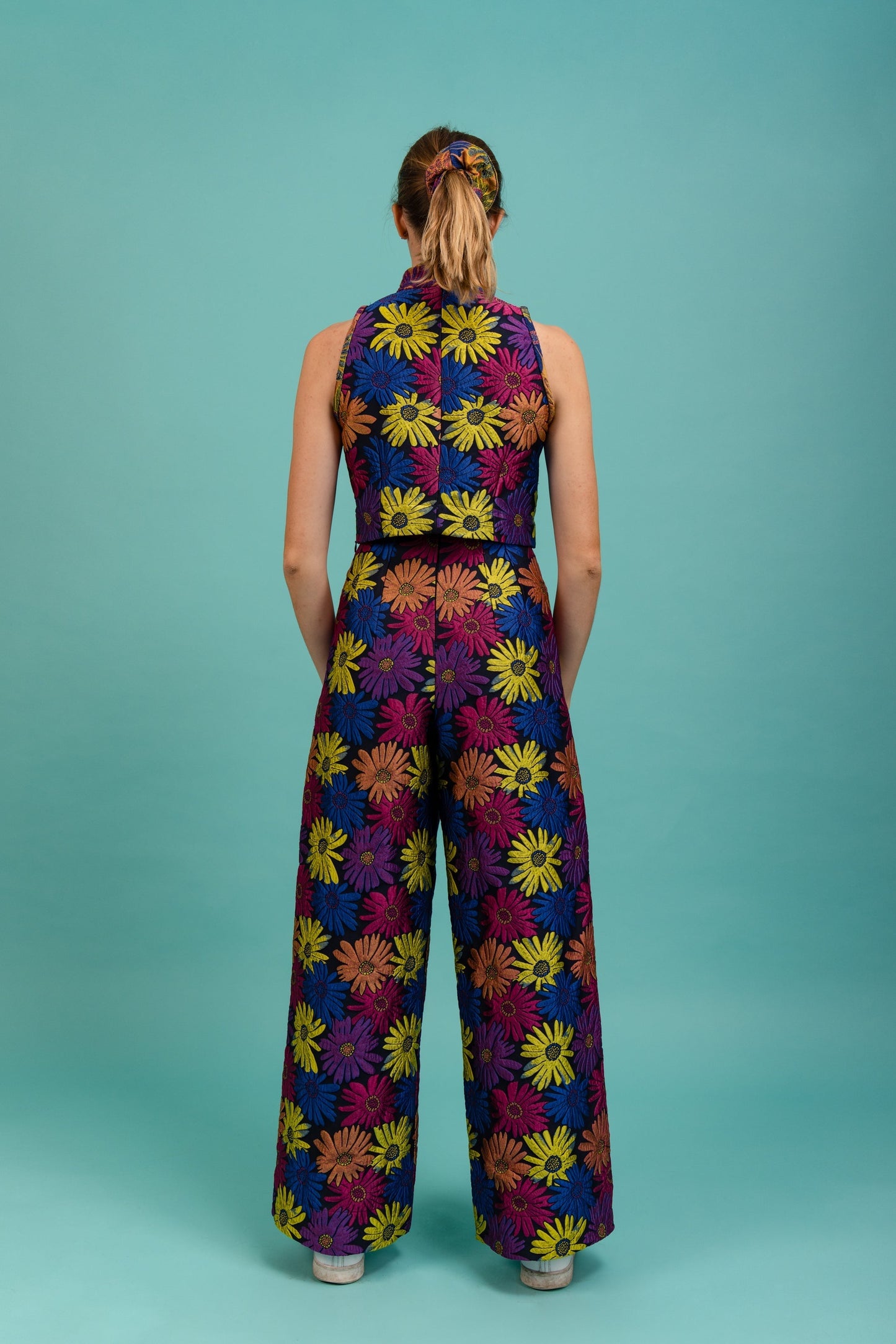 Crop top Suzette - Flower Power