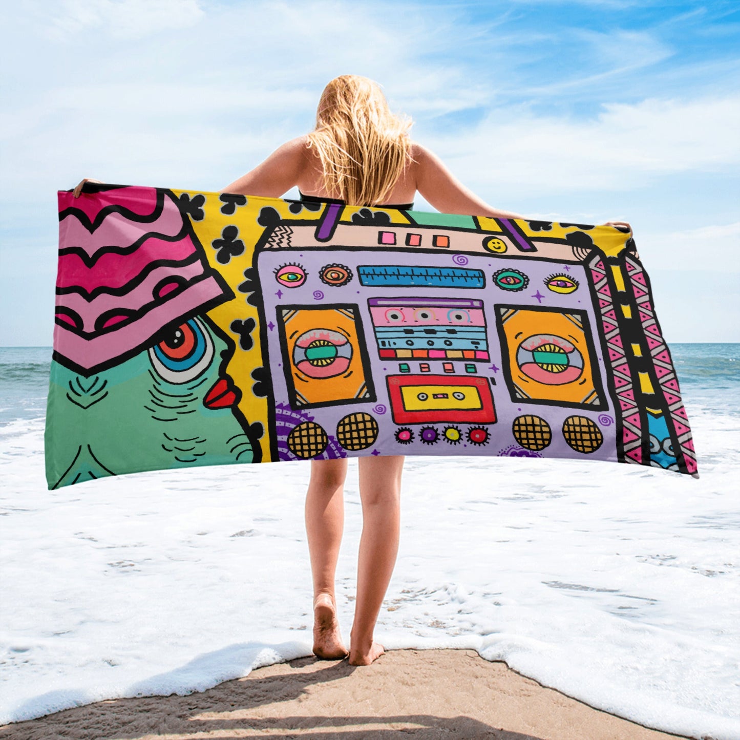 Serviette de bain 'Alien'