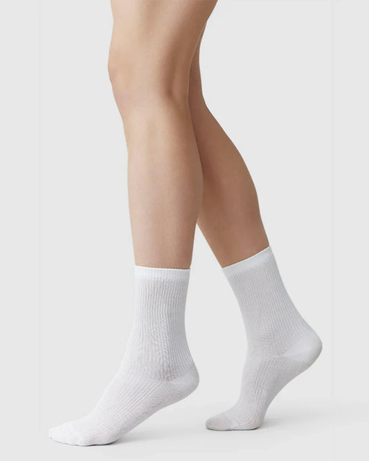 Chaussettes Billy en bambou - Blanches