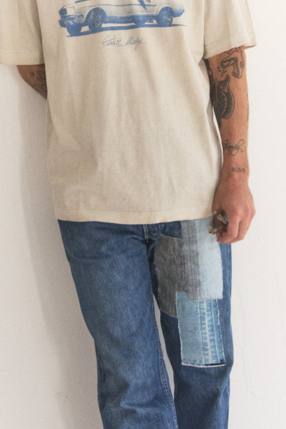 1998 501 Levi's reworked selvedge patchwork (unisex)