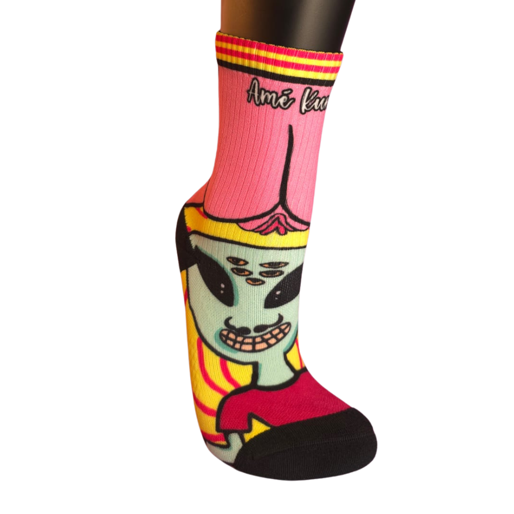 Alien Vulva 🔞 Socks 🇿🇦 🖤 🇫🇷