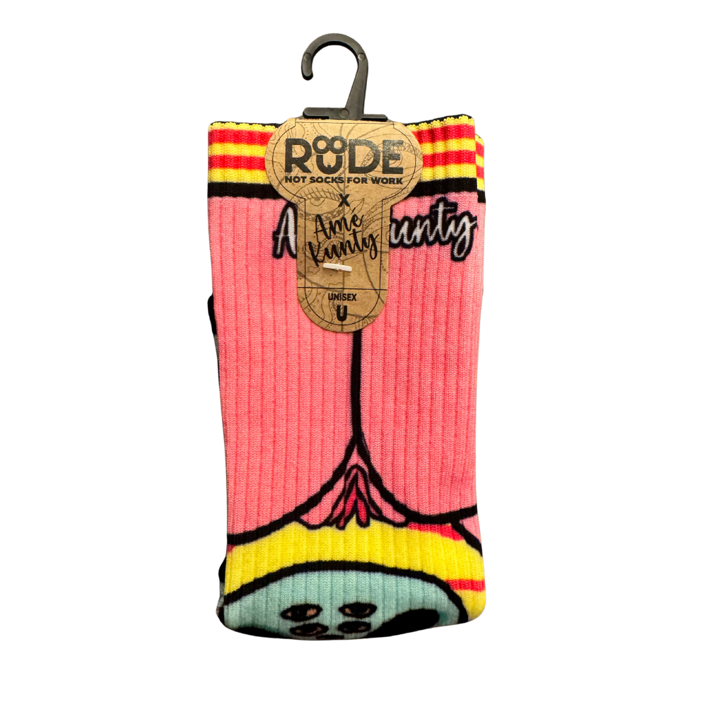 Alien Vulva 🔞 Socks 🇿🇦 🖤 🇫🇷