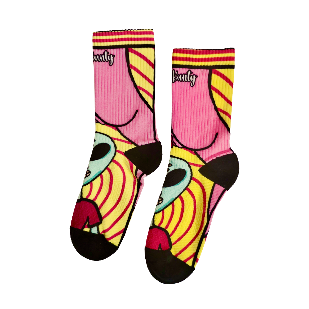 Alien Vulva 🔞 Socks 🇿🇦 🖤 🇫🇷