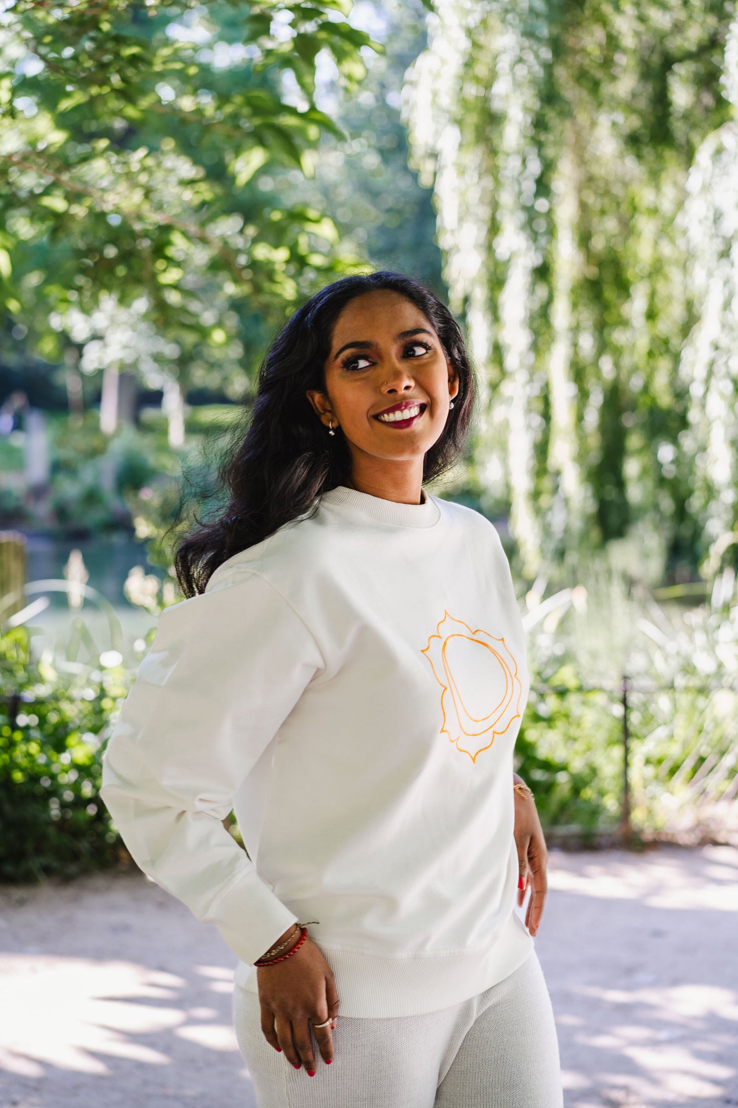 Unisex Sacred Chakra Organic Cotton Sweatshirt