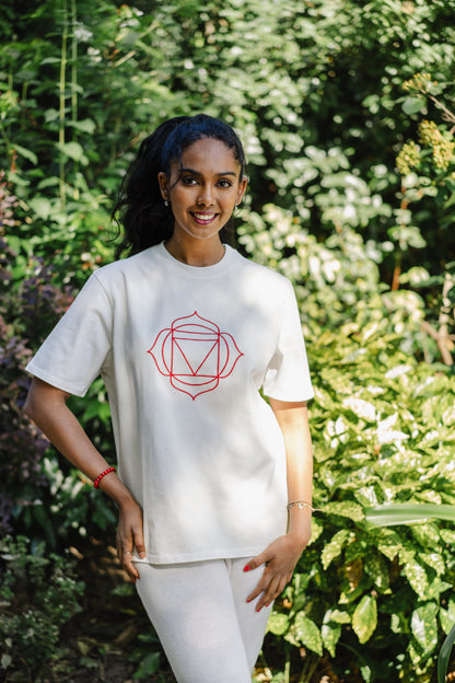 Root Chakra Unisex Organic Cotton T-Shirt