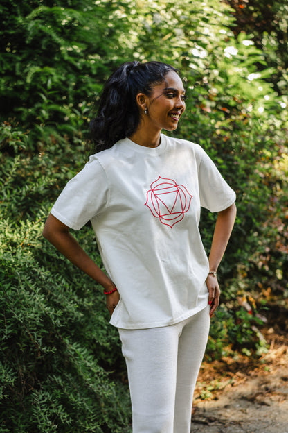 Root Chakra Unisex Organic Cotton T-Shirt