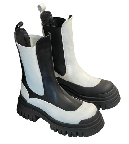 Boots Chelsea Yin & Yang en Cuir