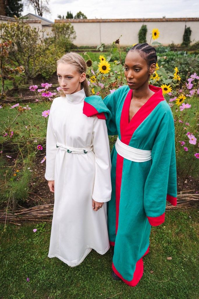 Kimono Terre d'Émeraude en Lin