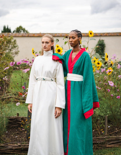 Kimono Terre d'Émeraude en Lin