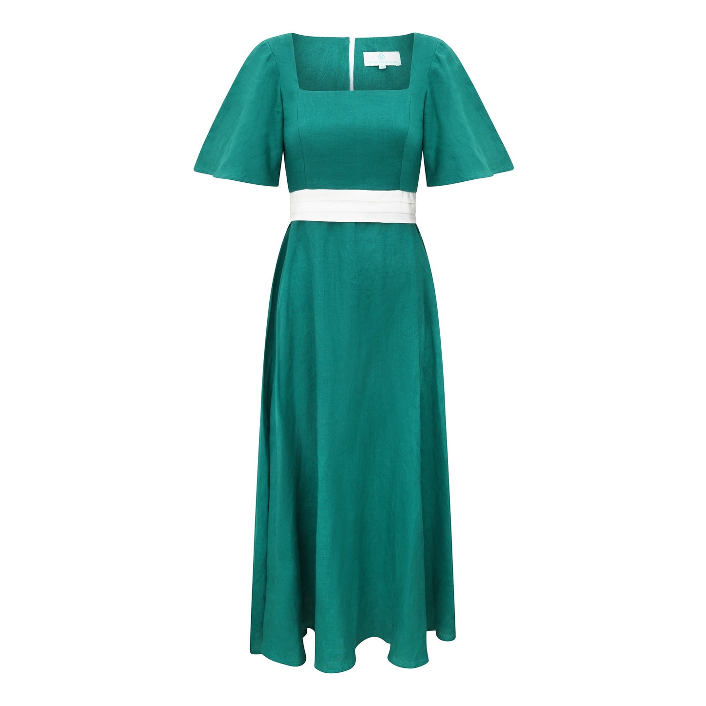 Robe Longue Terre d'Émeraude en Lin