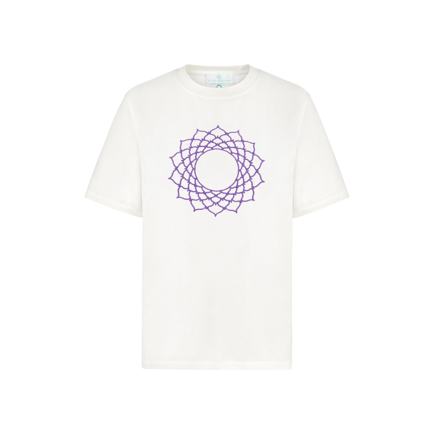 Tee-shirt Unisex Chakra Coronal en Coton Bio