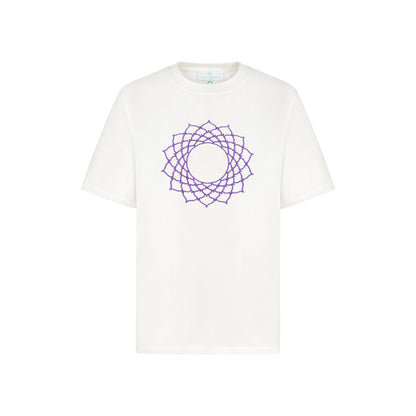 Tee-shirt Unisex Chakra Coronal en Coton Bio