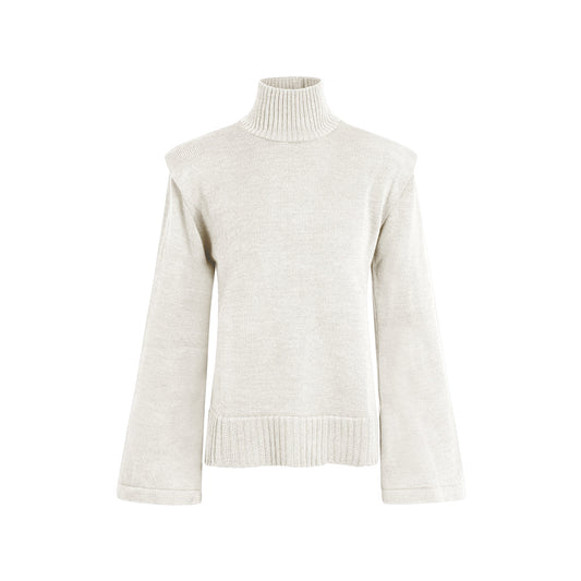 Pull Col Montant Divine Harmonie en Laine Mérinos