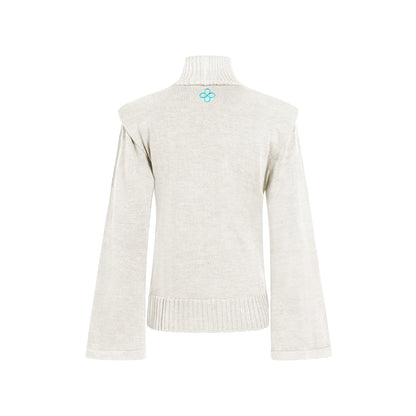 Pull Col Montant Divine Harmonie en Laine Mérinos