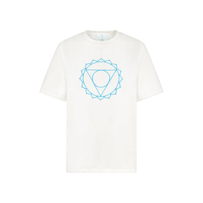 Tee-shirt Unisex Chakra de la Gorge en Coton Bio