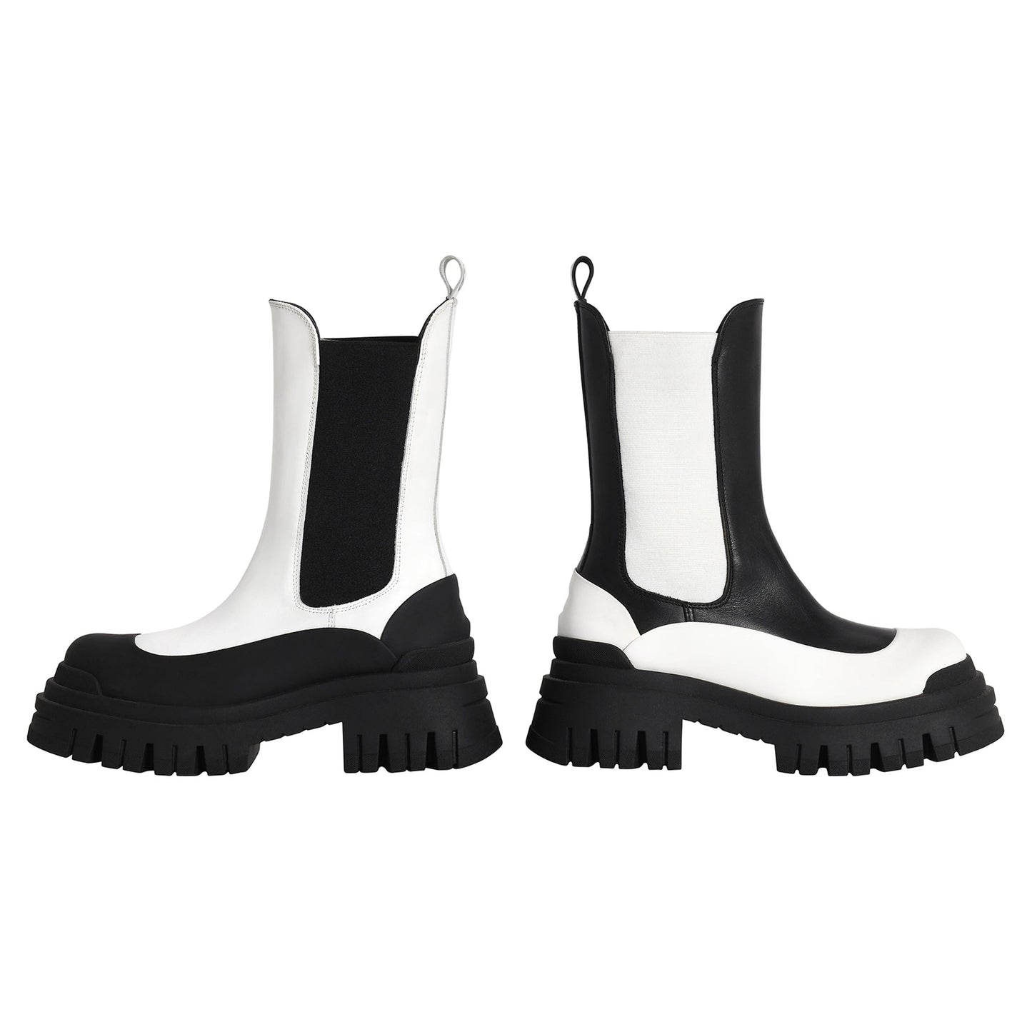 Boots Chelsea Yin & Yang en Cuir