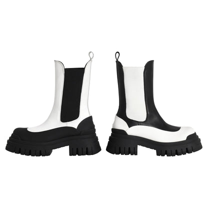 Boots Chelsea Yin & Yang en Cuir
