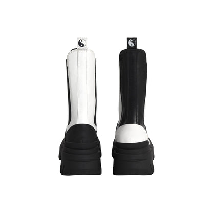 Boots Chelsea Yin & Yang en Cuir