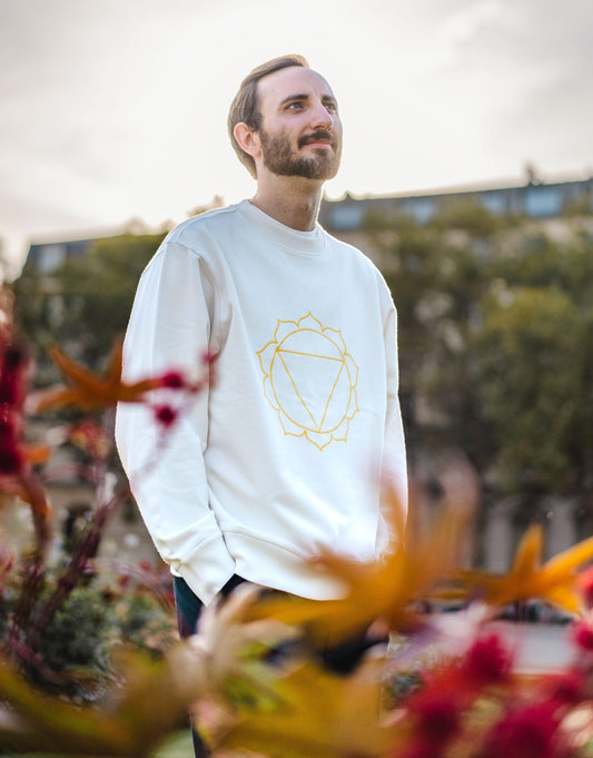 Sweat Unisex Chakra du Plexus Solaire en Coton Bio - Divine Harmonie