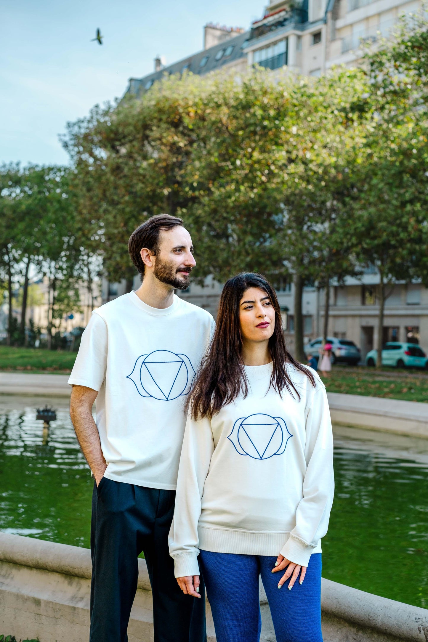 Sweat Unisex Chakra du 3ème Oeil en Coton Bio - Divine Harmonie