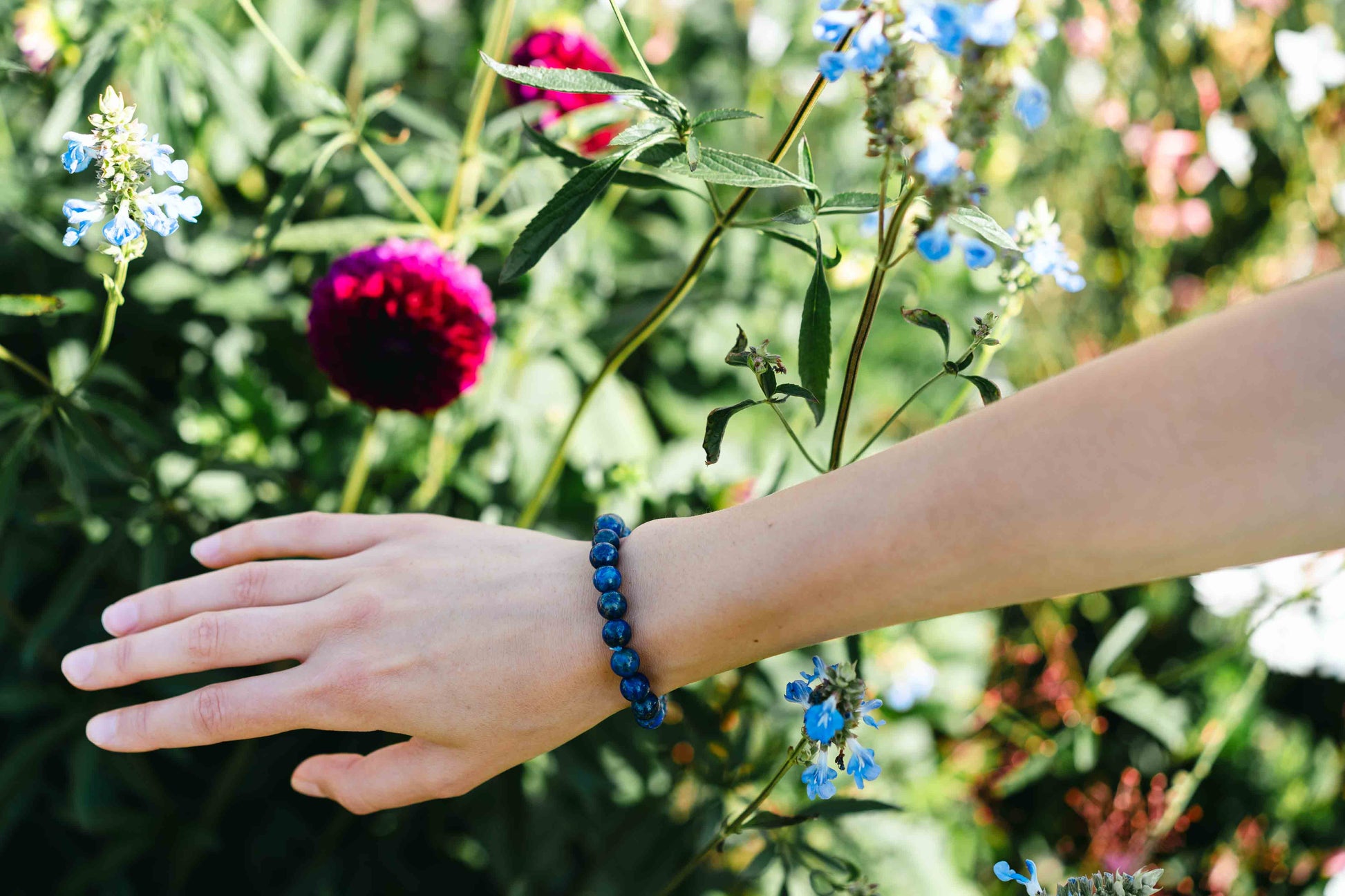 Bracelet Chakra du 3ème Oeil en Lapis-Lazuli - Divine Harmonie