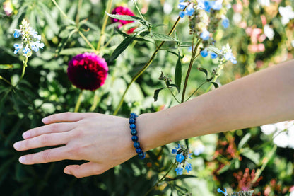 Bracelet Chakra du 3ème Oeil en Lapis-Lazuli - Divine Harmonie