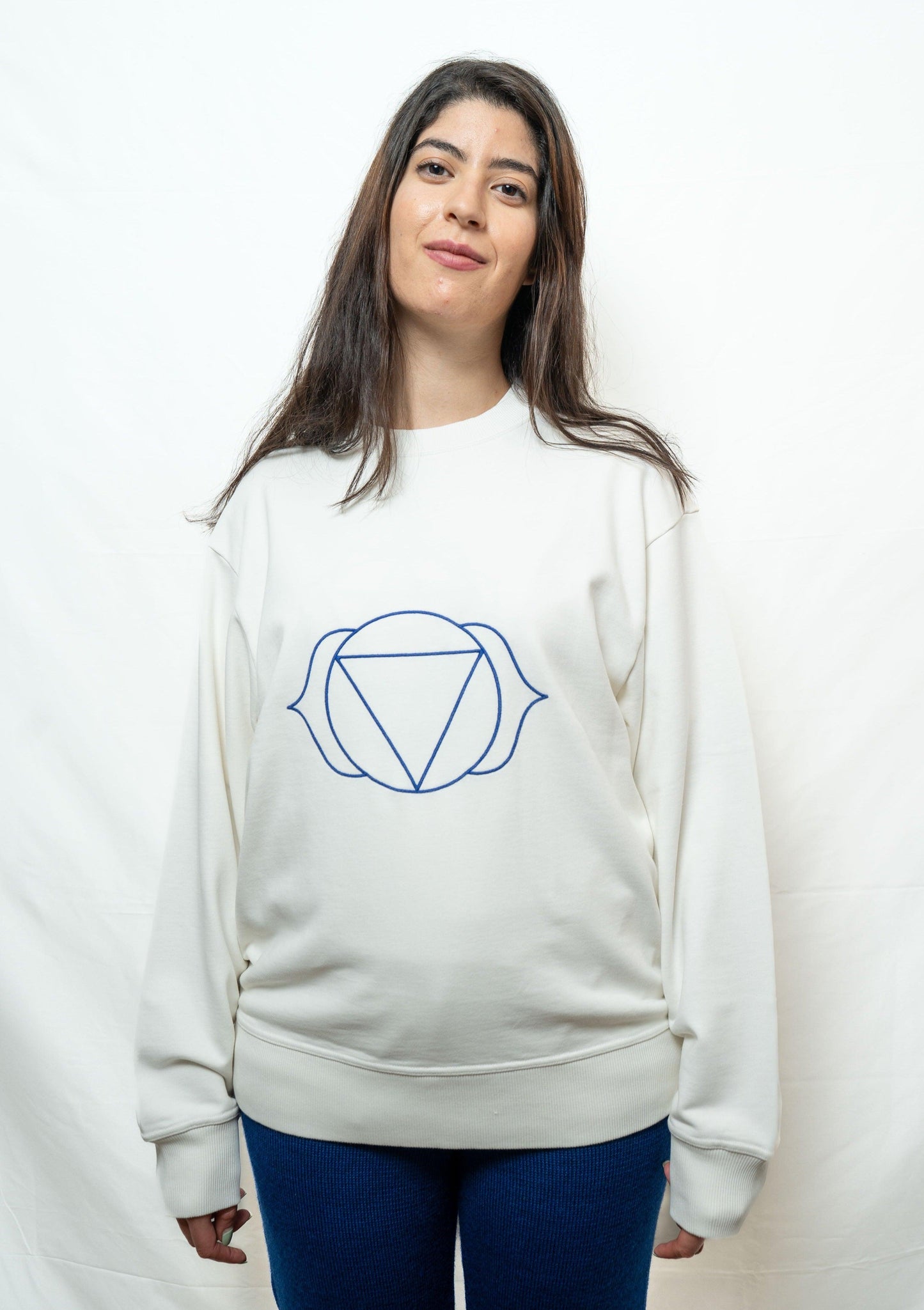 Sweat Unisex Chakra du 3ème Oeil en Coton Bio - Divine Harmonie