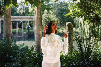 Unisex Sacred Chakra Organic Cotton Sweatshirt