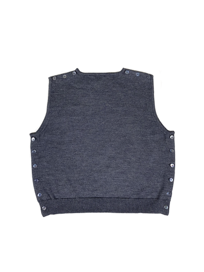 Top Cassiopée en cuir noir